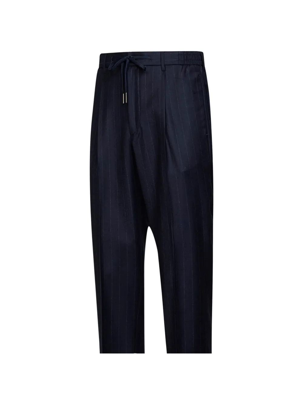 Tagliatore Newman pinstriped virgin-wool trousers Blauw