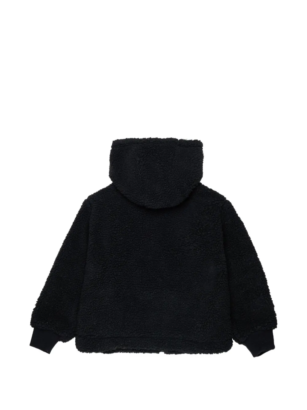 AMIRI KIDS bone-appliqué hooded jacket Zwart