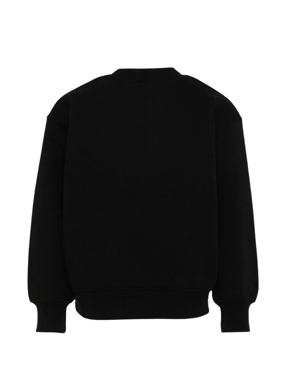 Palm Angels Bear-print cotton sweatshirt Zwart