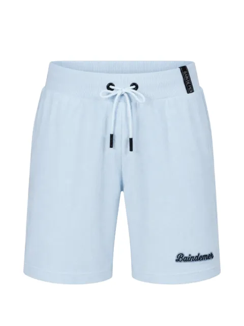 BAINDEMER logo-patch drawstring shorts
