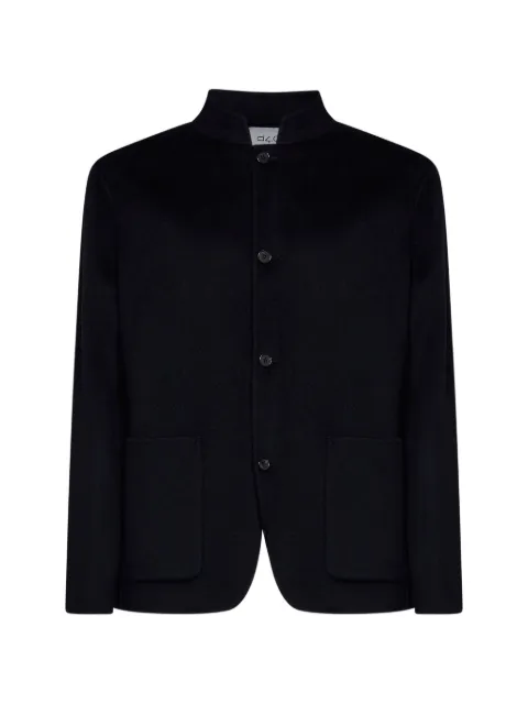 D4.0 guru-collar single-breasted bomber jacket