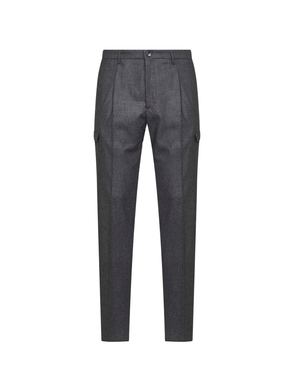Tagliatore pleated tapered trousers Grijs