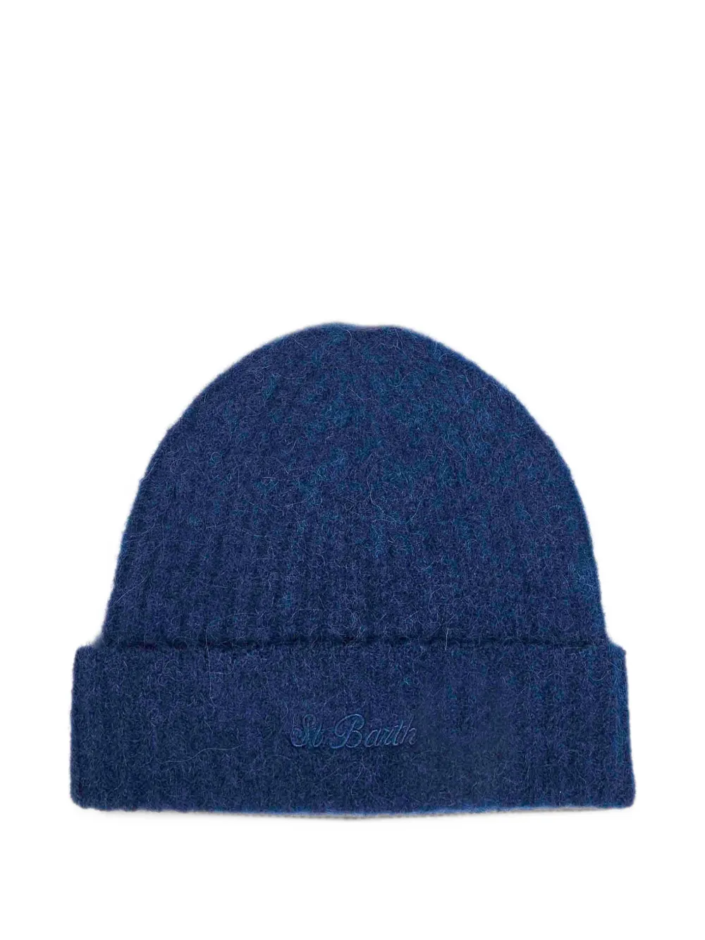 MC2 Saint Barth Ribgebreide St. Barth muts Blauw