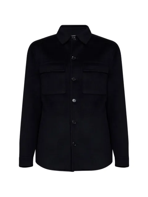 D4.0 button-up wool jacket