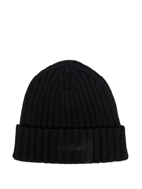 MC2 Saint Barth gorro Wengen de lana con logo bordado