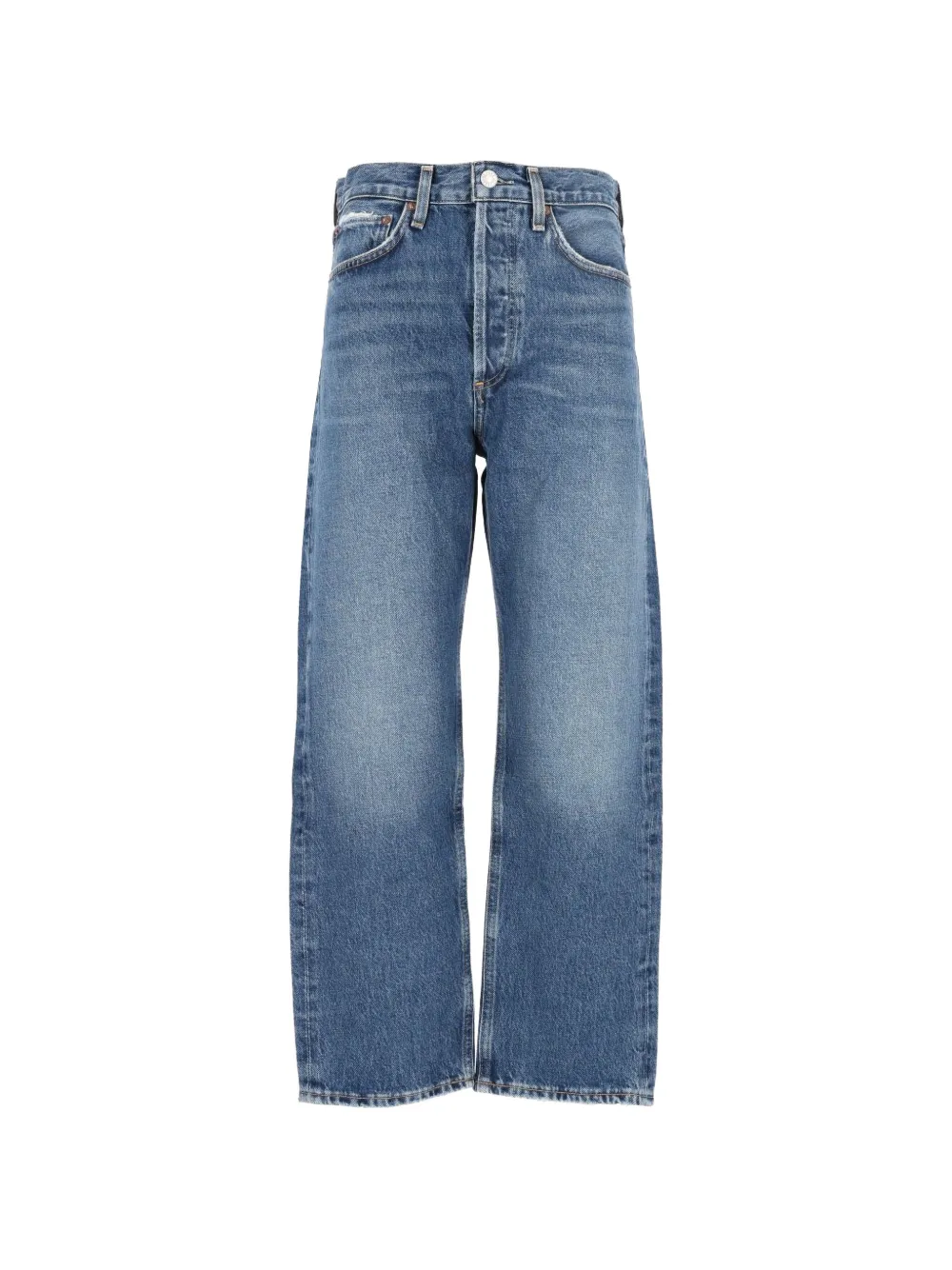 AGOLDE 90's Crop straight-leg jeans - Blu