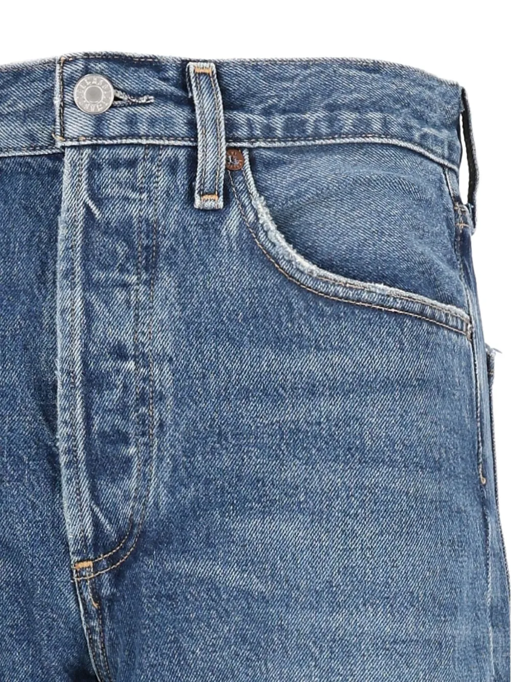 AGOLDE 90's Crop straight-leg jeans Blauw