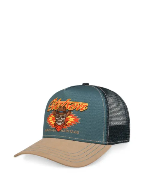 Stetson Western Skull embroidered Trucker cap