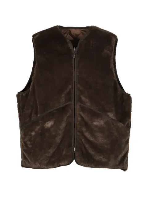 DAIWA PIER39 Tech British Hunter reversible faux-fur gilet