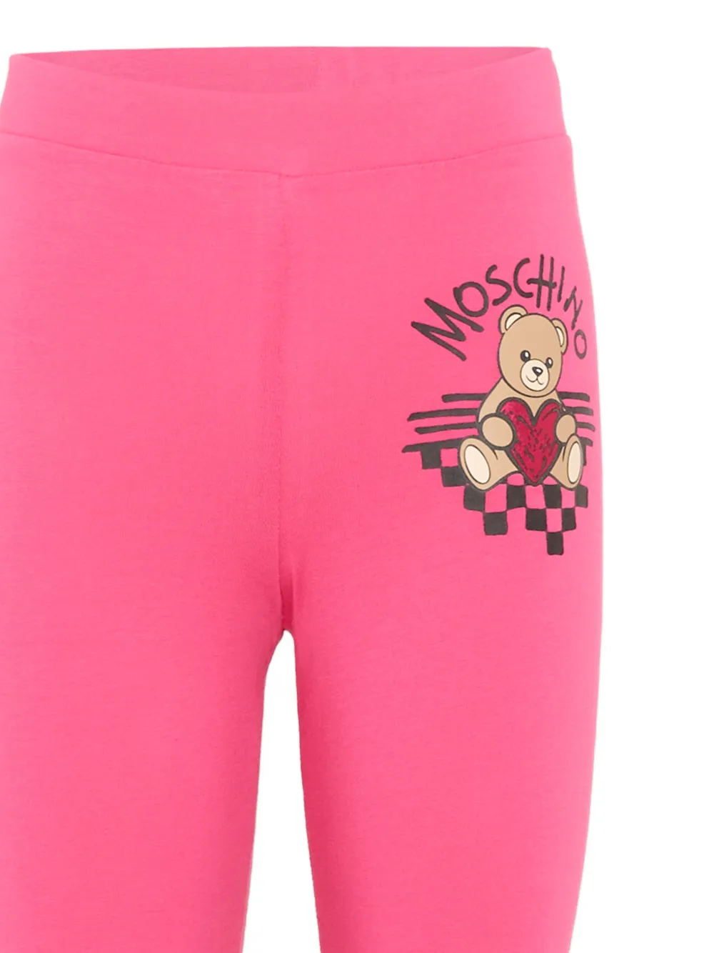 Moschino Kids Teddy Bear-print leggings Roze