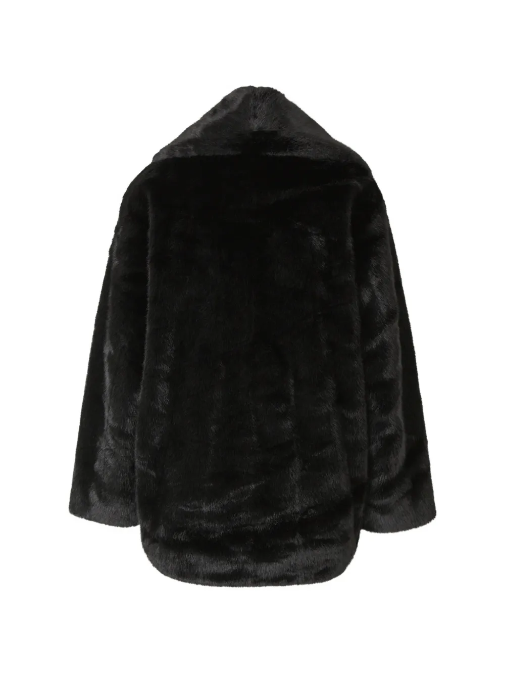 AUTER The Mink Cocoon coat - Nero