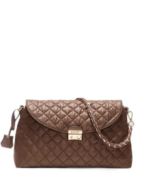 Mz Wallace Crosby Lock quilted shoulder bag