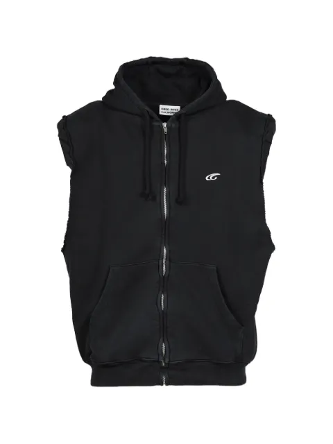 GREG ROSS padded hooded gilet