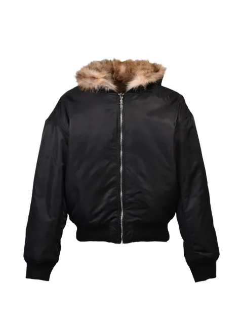 LAST NEST reversible leopard-print jacket