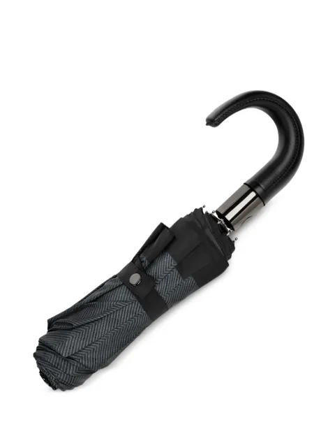 BOSS chevron-pattern pocket umbrella