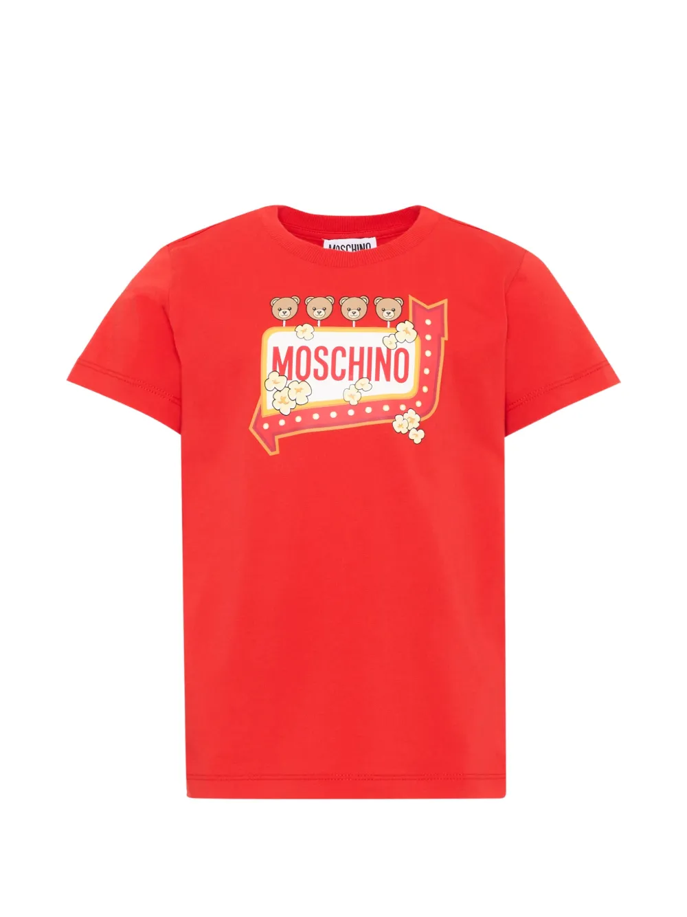 Moschino Kids Teddy Bear T-shirt Rood