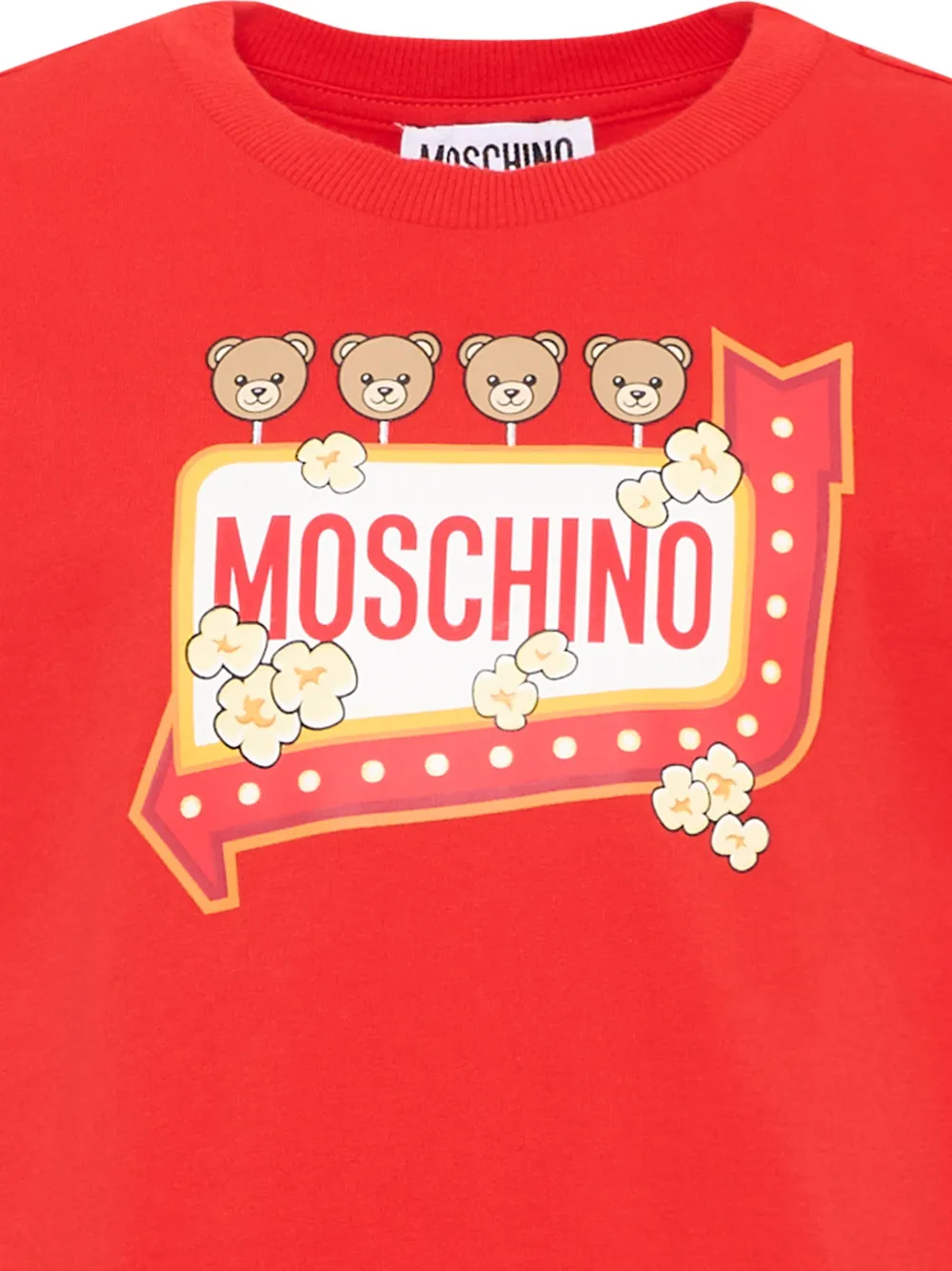 Moschino Kids Teddy Bear T-shirt Rood