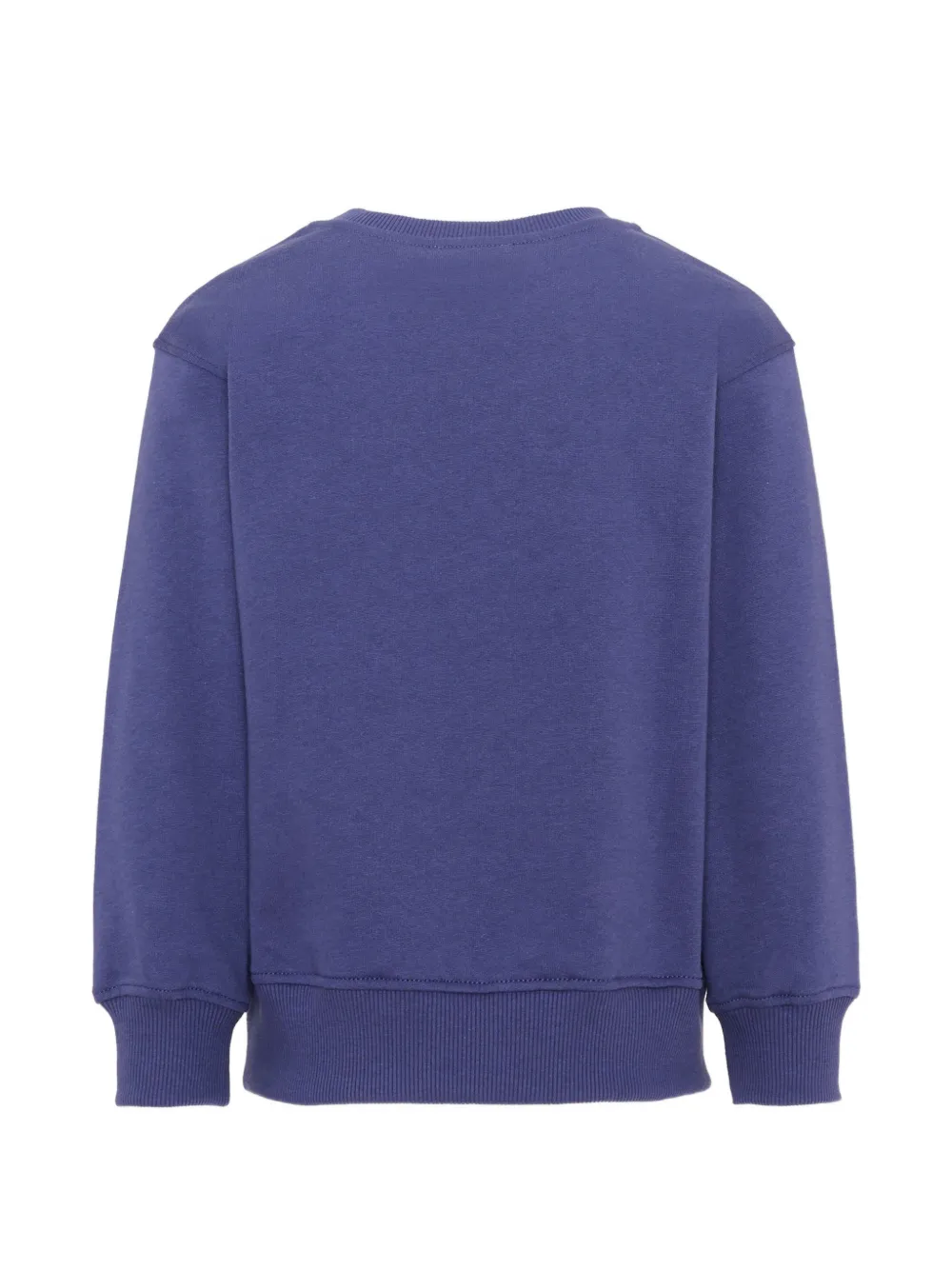 Moschino Kids logo-patch pocket sweatshirt Blauw