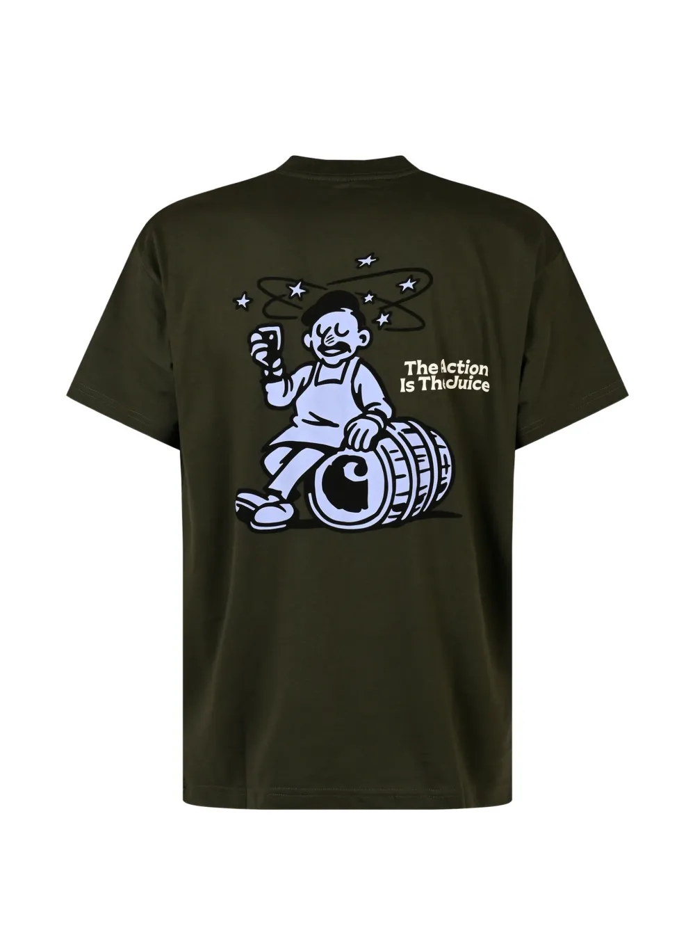 Carhartt WIP Grape Picker T-shirt Groen