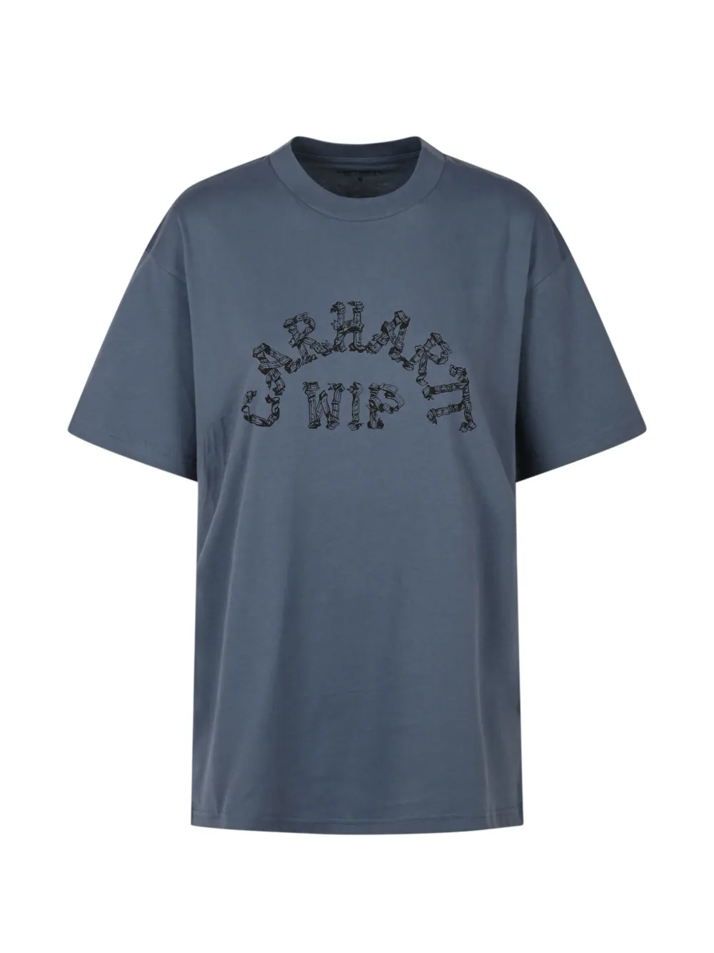 Carhartt WIP Ribbon Script T-Shirt Blauw