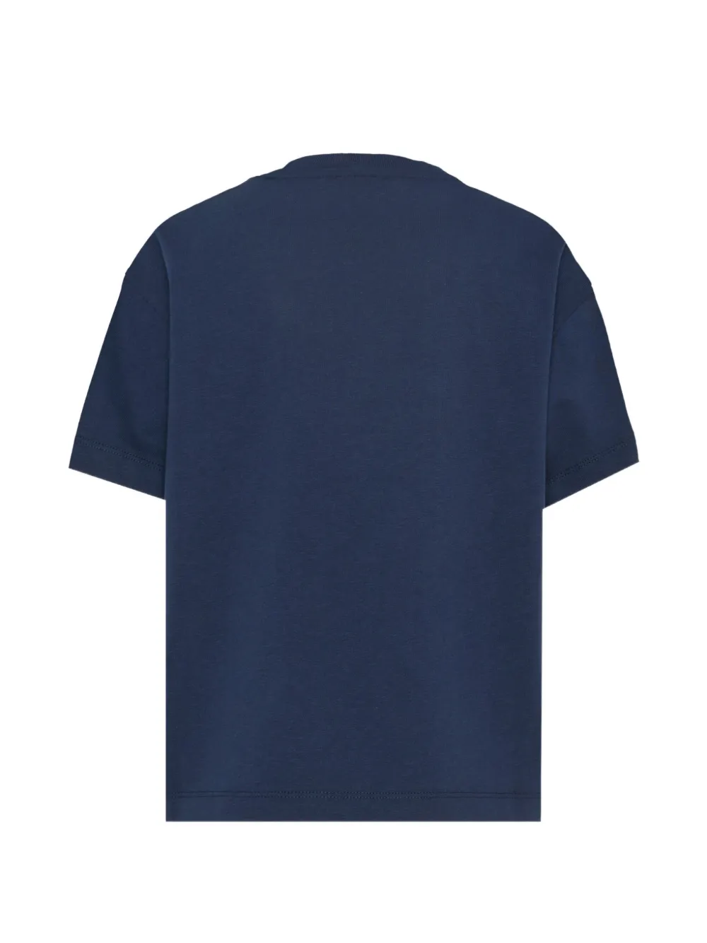 ETRO KIDS Pegasus logo-patch T-shirt Blauw