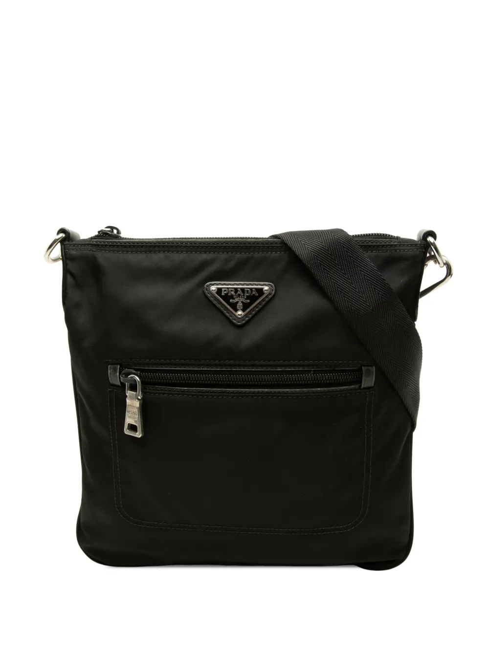 Prada Pre-Owned 2013-2026 Tessuto Zip Top crossbody bag - Nero