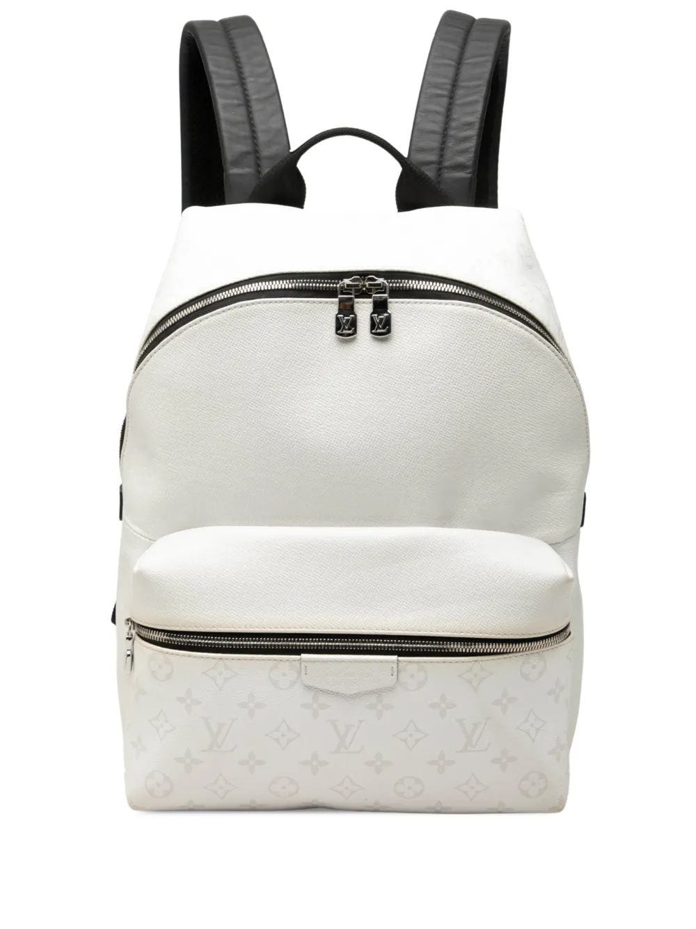 Louis Vuitton Pre-Owned 2010-2026 Monogram Taigarama Discovery backpack - Bianco
