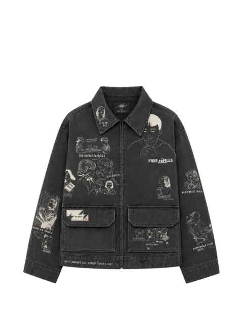Free Refills Miracle graphic-print jacket