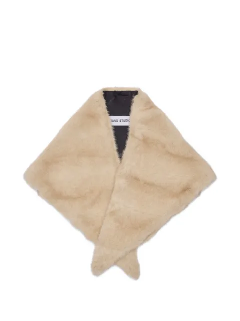 STAND STUDIO Cassi faux-fur scarf