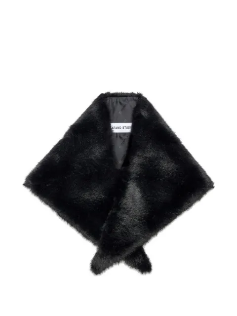 STAND STUDIO Cassi faux-fur scarf