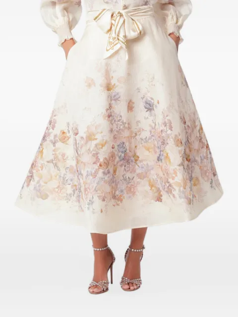 ZIMMERMANN Ascent circle midi skirt