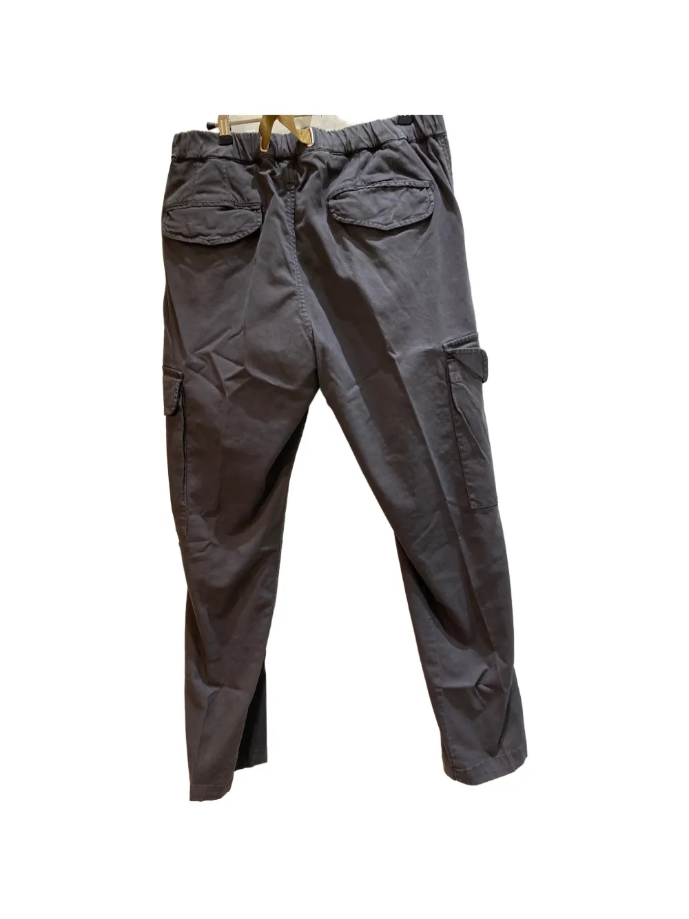 White Sand belted cargo pants Grijs