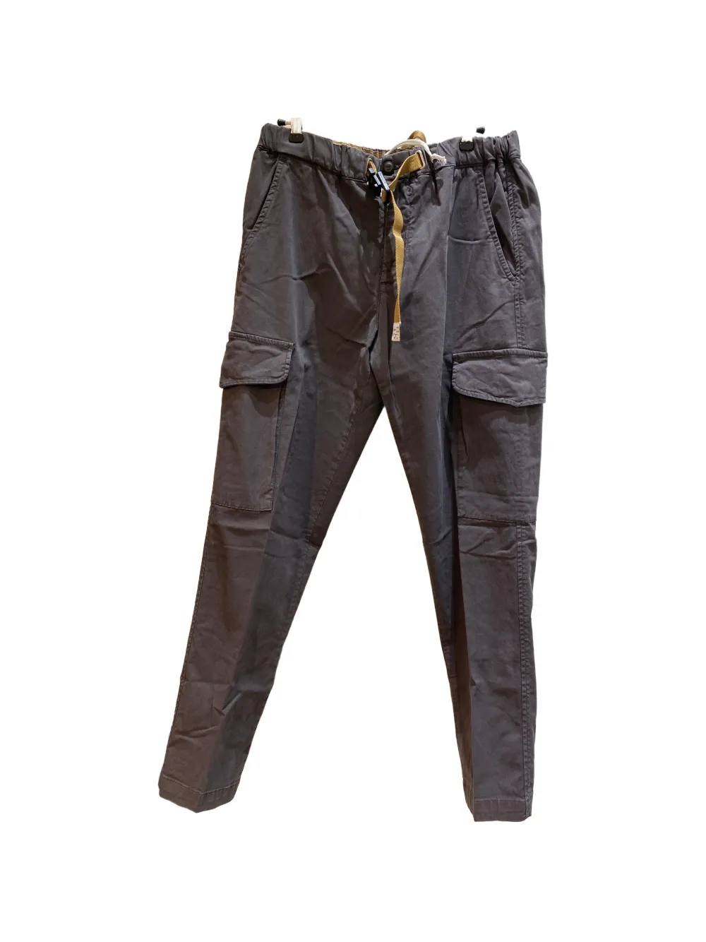 White Sand belted cargo pants Grijs