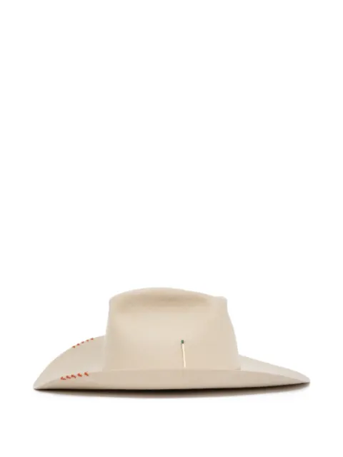 Nick Fouquet embroidered wool-felt hat