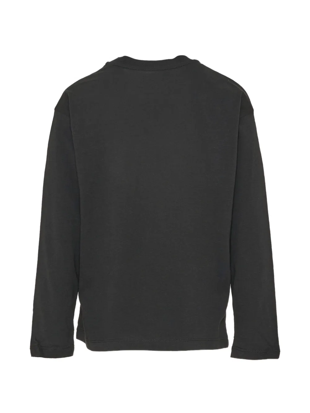 Calvin Klein Kids logo-print long-sleeve T-shirt Zwart