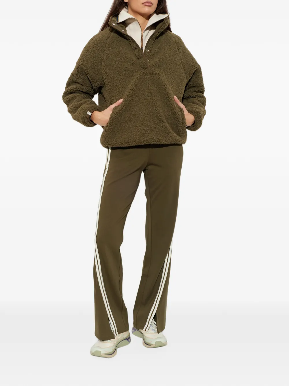The Upside Harlow fleece sweatshirt Groen