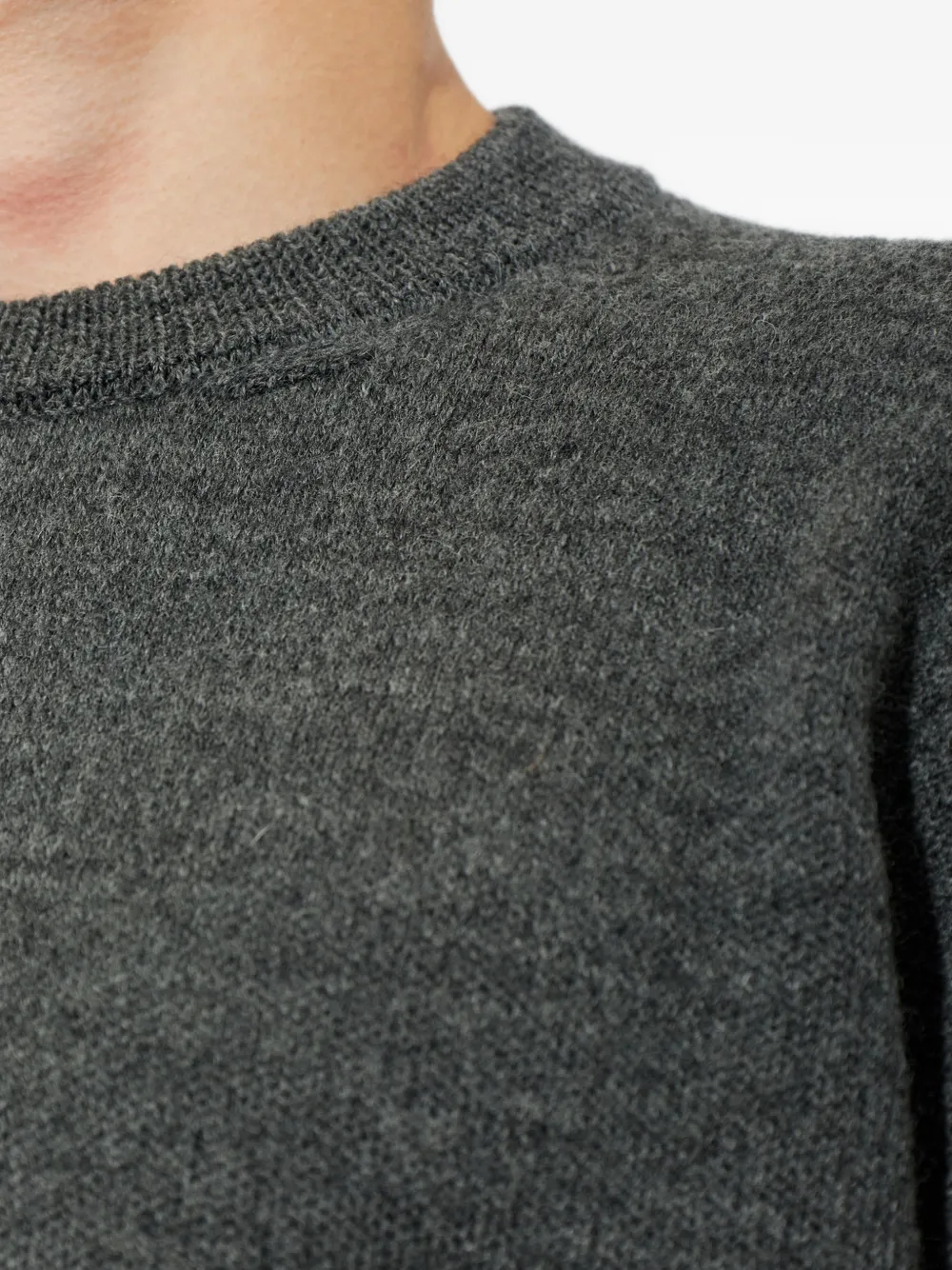 Comme des Garçons Homme Plus crew-neck wool sweater Grijs