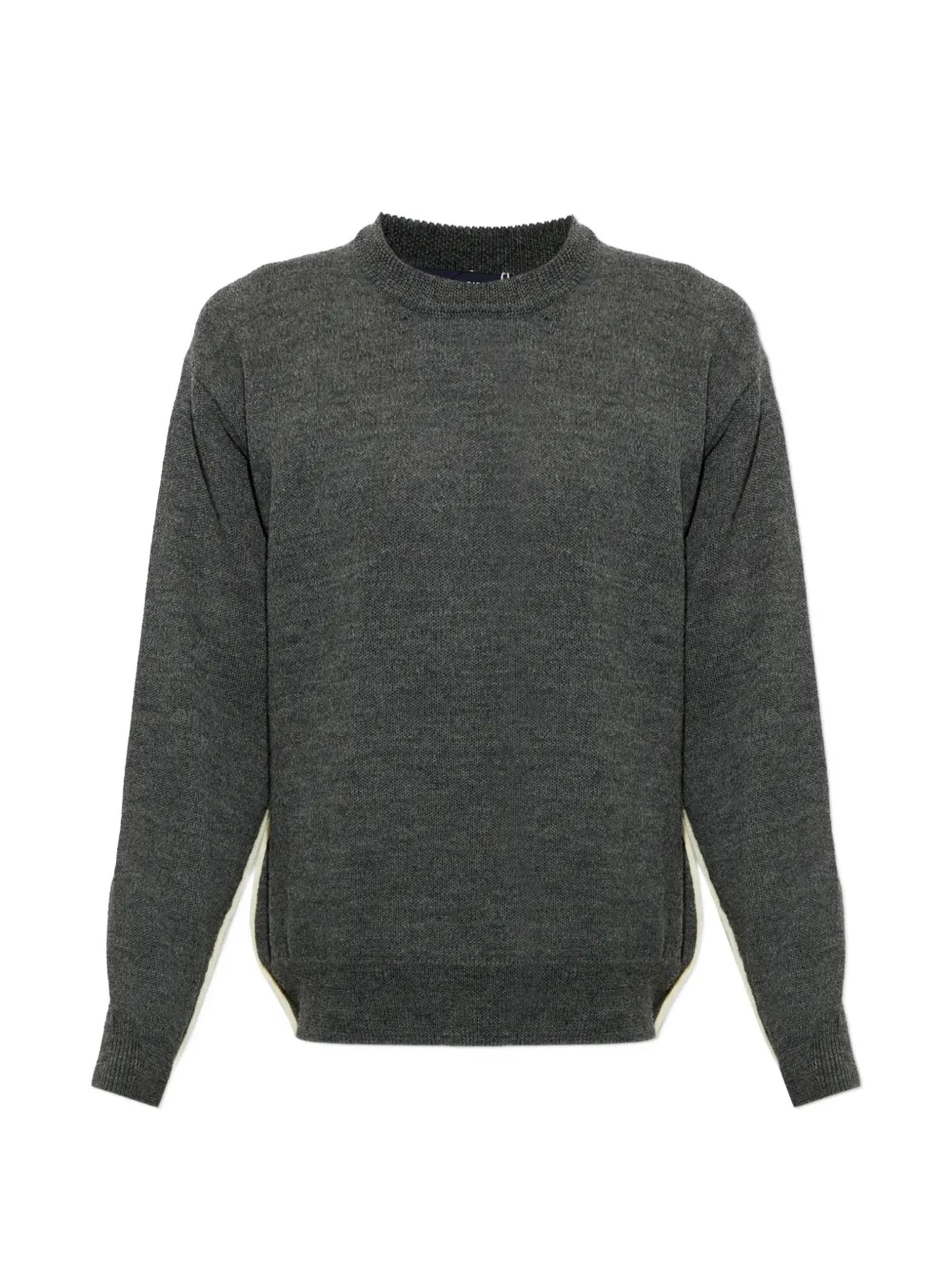 Comme des Garçons Homme Plus crew-neck wool sweater Grijs