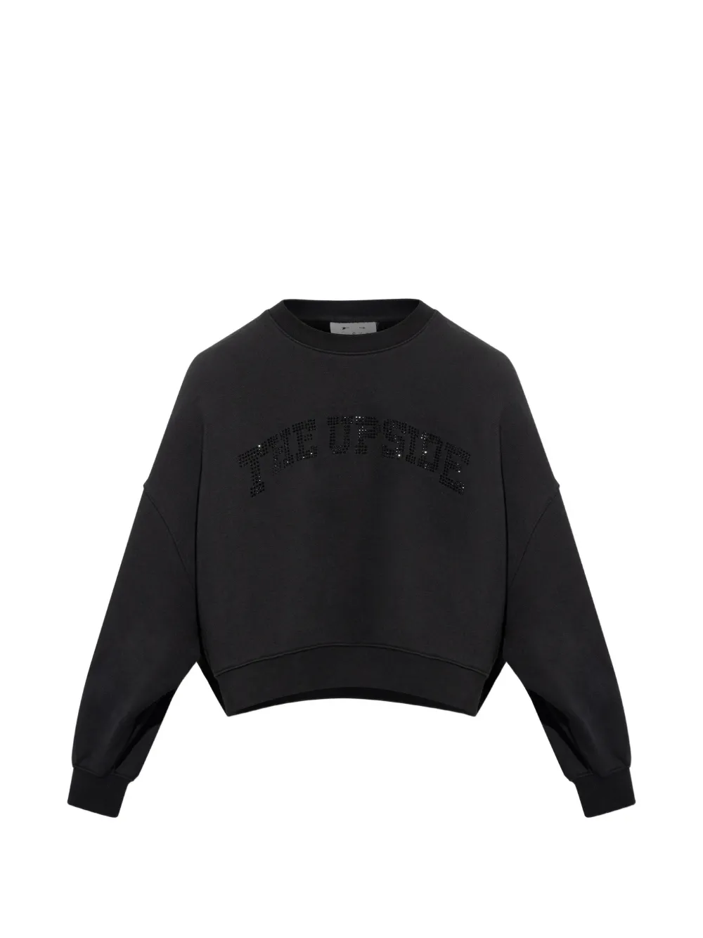 The Upside Paloma crystal-embellished sweatshirt Zwart