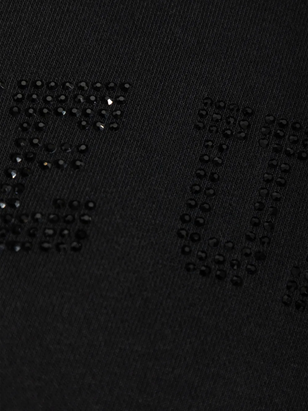 The Upside Paloma crystal-embellished sweatshirt Zwart