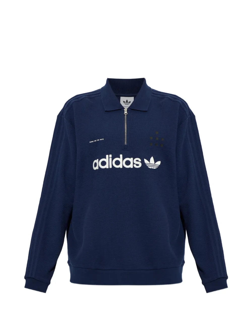 Adidas x Song For The Mute ADI008 long-sleeve polo shirt Blauw