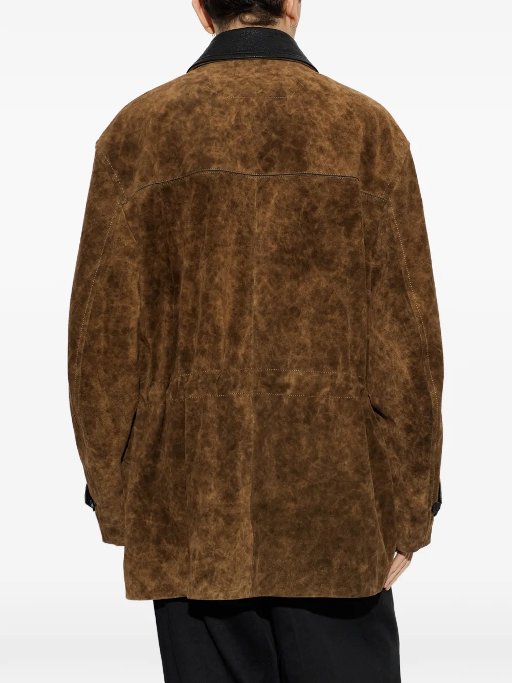 Jacquemus Havana suèdejack Bruin