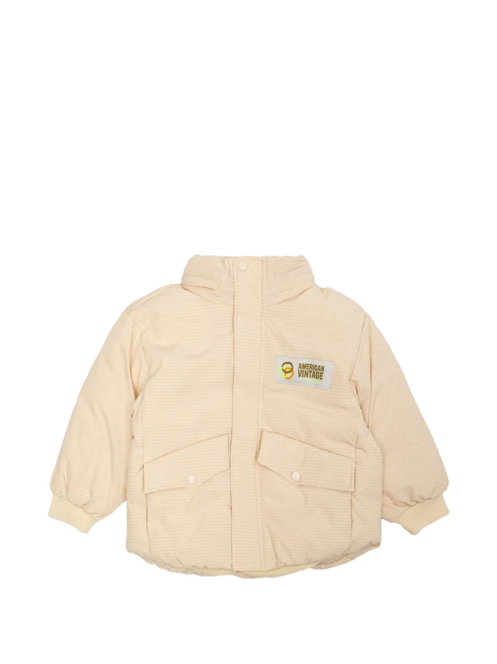 American Vintage Kids Jack met logopatch Beige