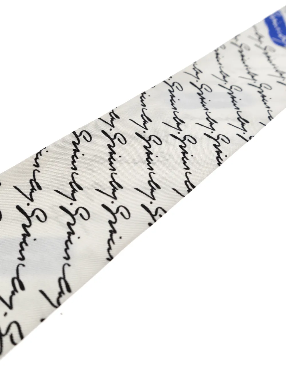 Givenchy logo-print silk scarf Wit