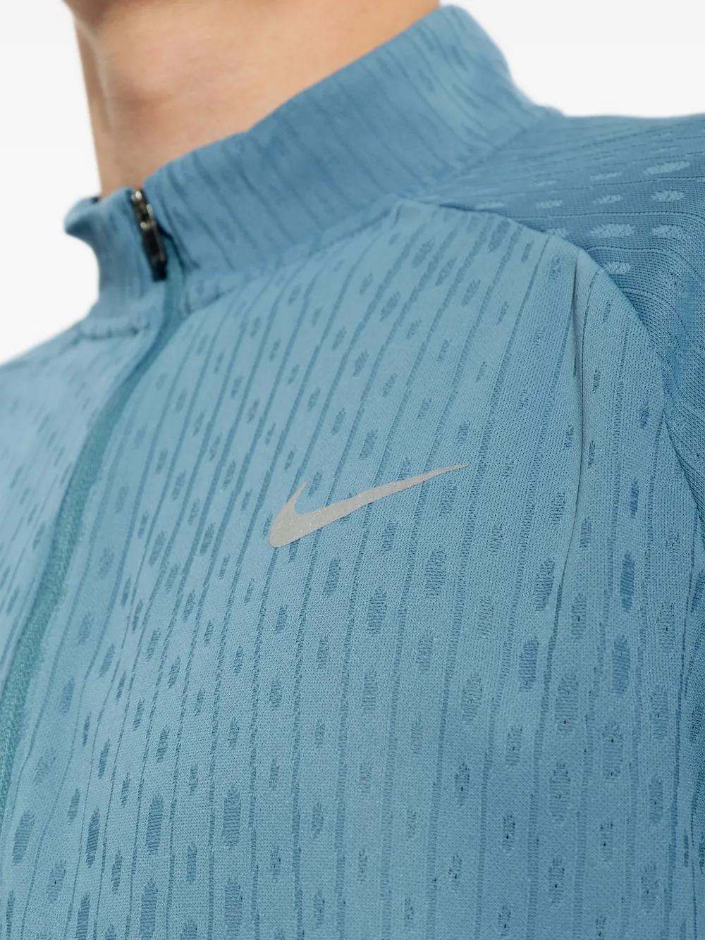 Nike Stride trui met kwartrits Blauw