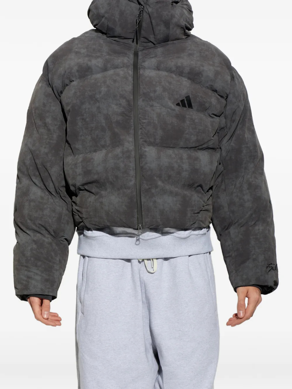 adidas Tyrrell Winston quilted jacket Grijs