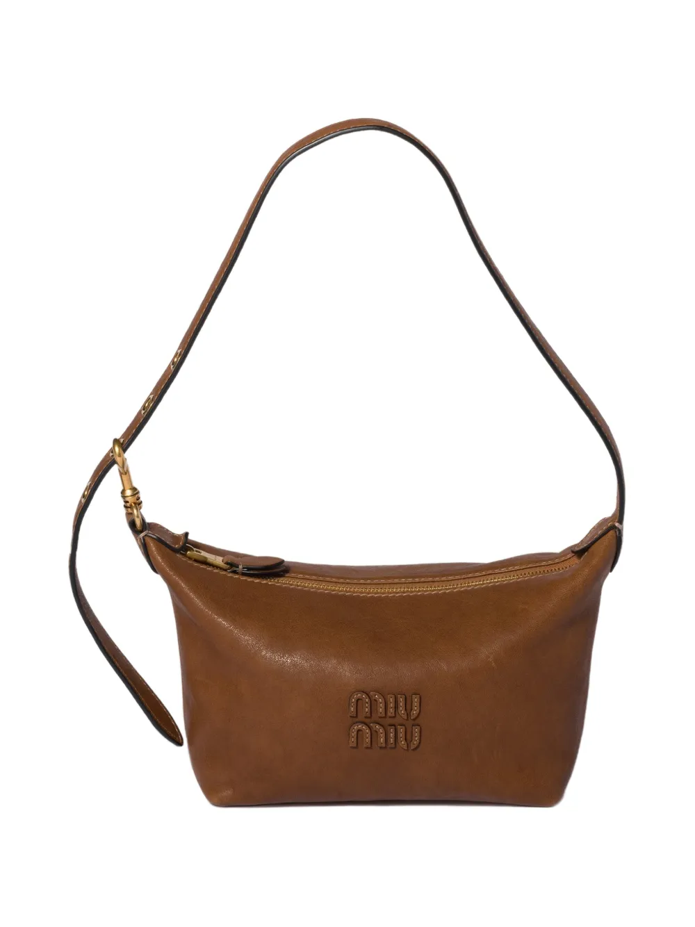 Miu Miu Spirit nappa leather bag - Marrone