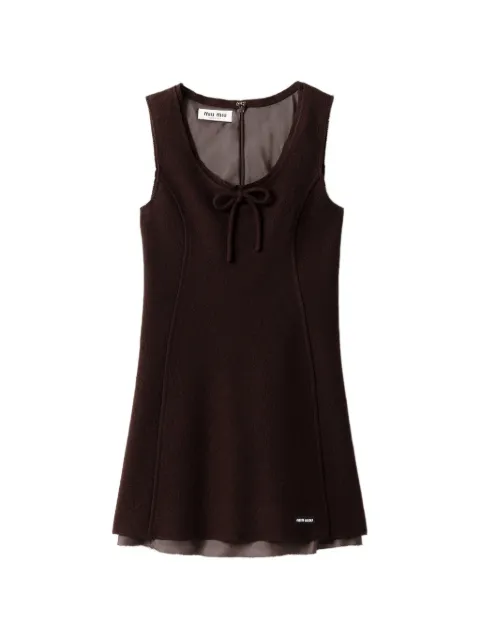 Miu Miu Felted wool dress