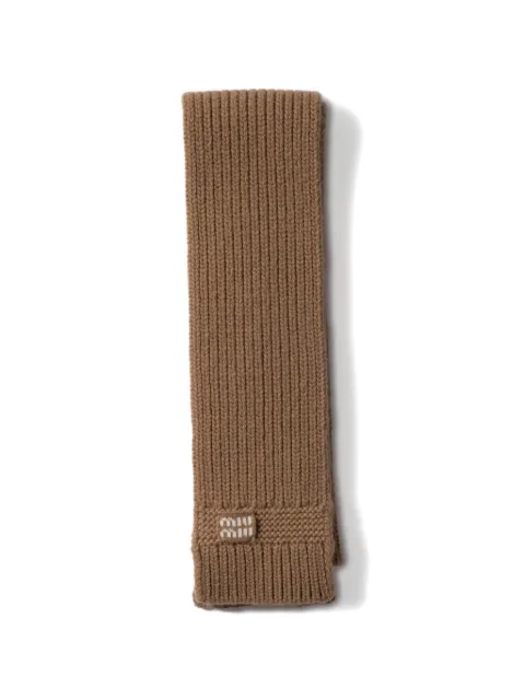Miu Miu wool and cashmere scarf