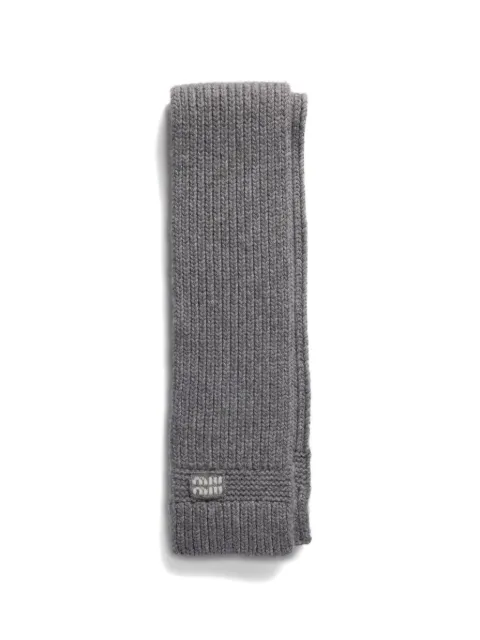 Miu Miu wool and cashmere scarf